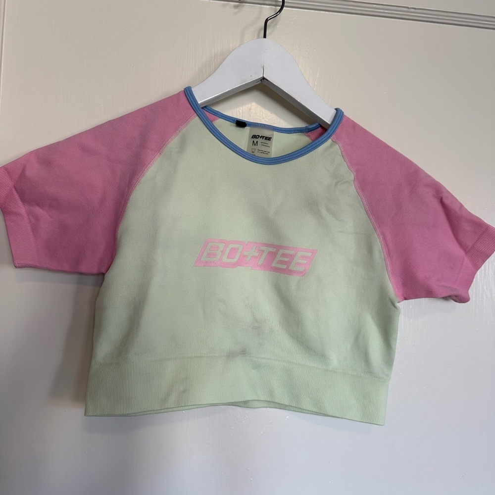 Bo+tee cropped workout tee